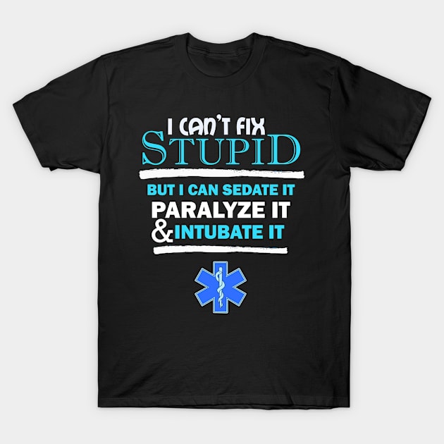 Awesome Emergency Medical Services Gift Print EMS Print T-Shirt by Linco